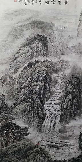 肖天宝作品2《翠壑云烟》