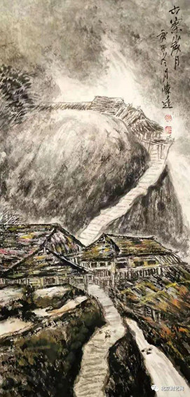莫怀远作品《古寨岁月》