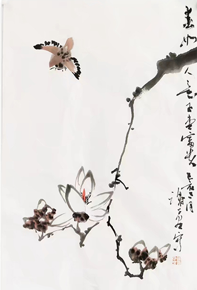 谢千里作品《春如人意》