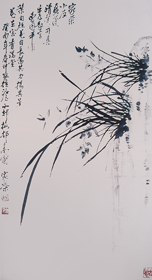 徐家荣作品4《兰风送瑞气》