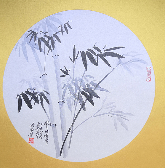 徐家荣作品8《风来竹有声》