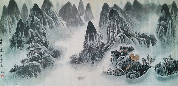蓝仕敏作品2《壮乡仙境》