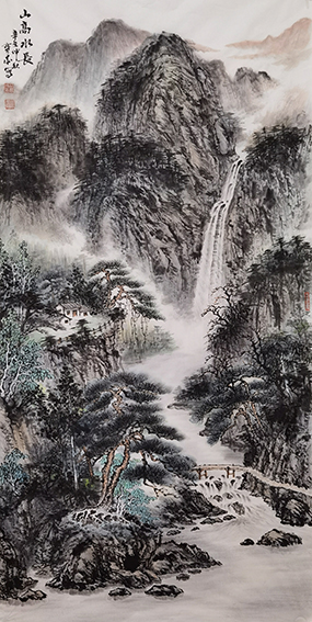胡宝成作品3《山高水长》