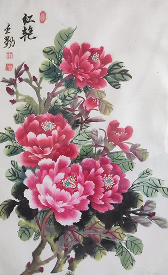 庄立勤作品4《红艳》