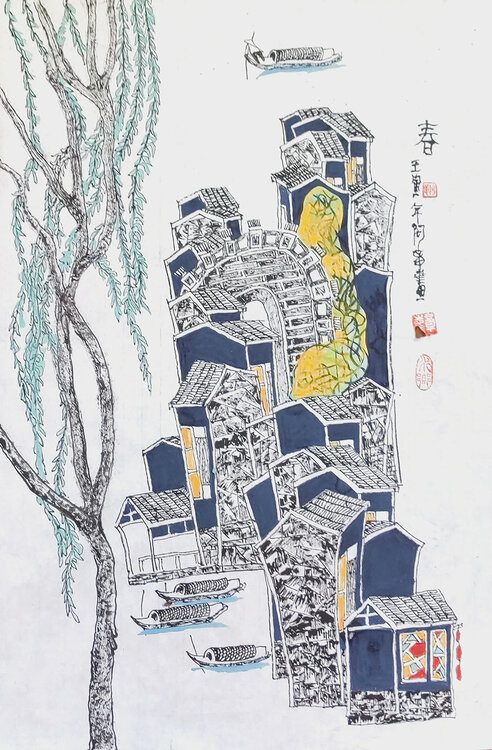 章志华作品9《春》