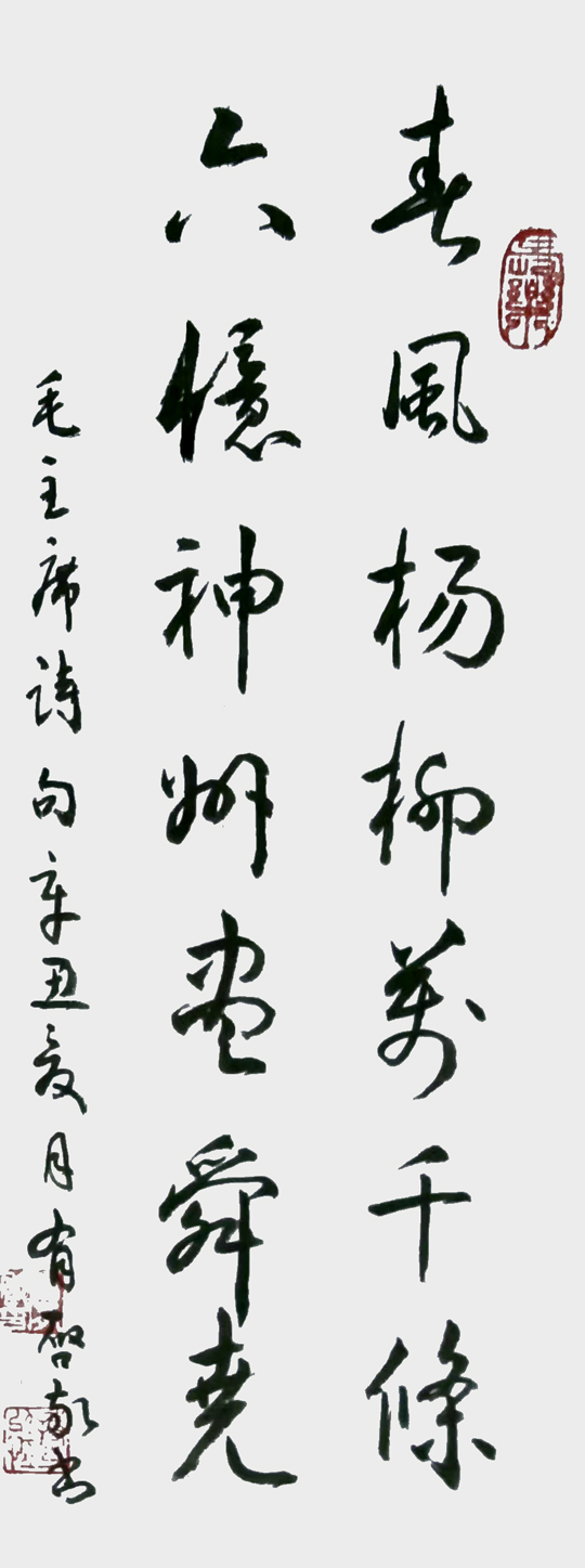 玄有启作品12《毛主席诗句》