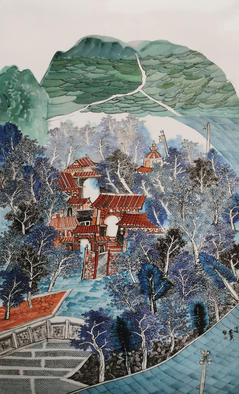 禅林深幽祥瑞生》245cm×129cm