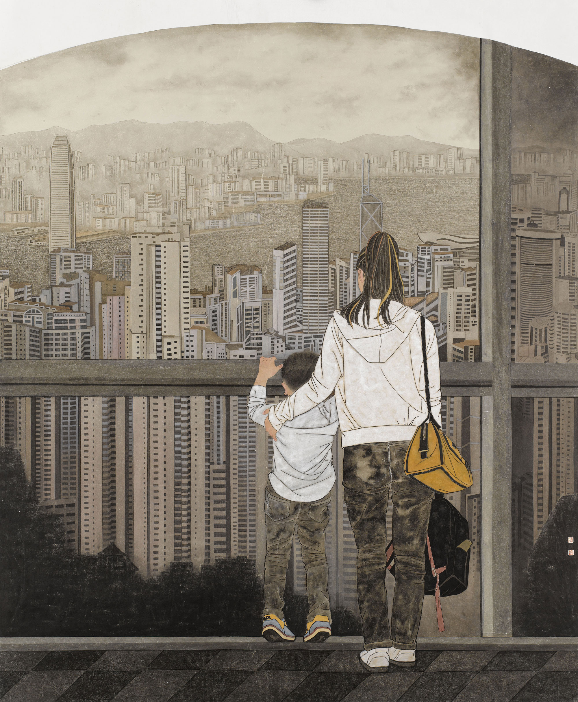 《成长》218cm×188cm