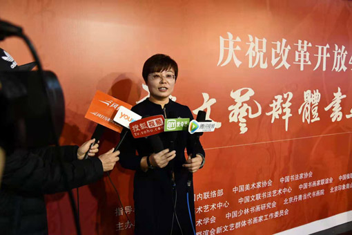 中国书画家联谊会新文艺群体书画家工作委员会主任马彦君接受媒体采访1.jpg