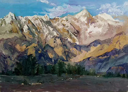 党石头作品8《西藏记忆》60X80cm.jpg