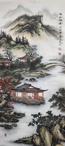 鹿道友作品7《溪山观景》.jpg