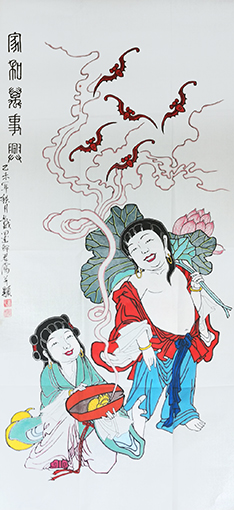 李振林作品4《家和万事兴》.jpg