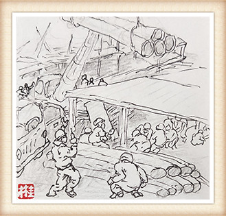 梁桂才 《火神山工地》之四.jpg