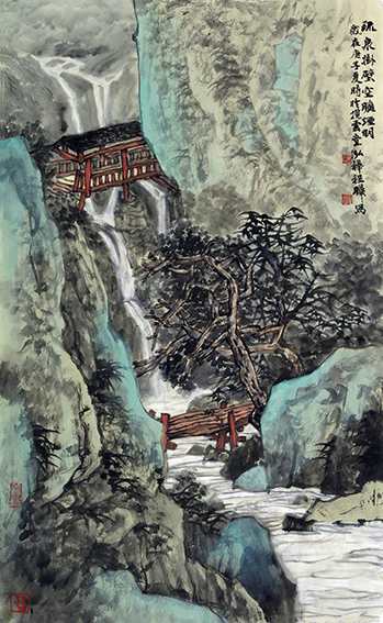 程晔作品7《疏泉挂壁空旷烟明》81x50cm 2020年.JPG