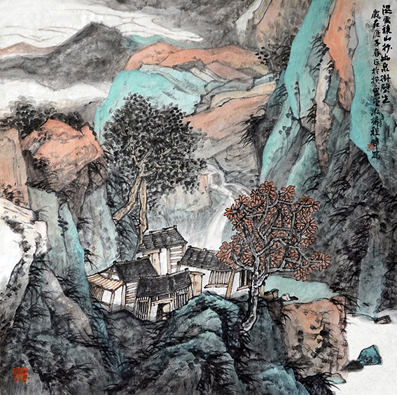 程晔作品10《濕云积山杪》68x68cm 2020年.JPG