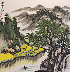 方勇作品 《新安春色》.jpg
