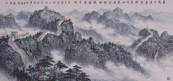 裴宪中作品 《泉流千层翠，云锁万重山》》.jpg