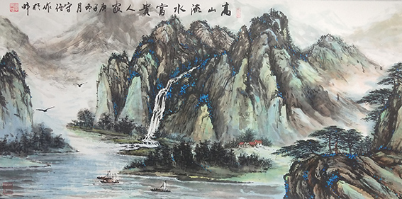 李守强作品《高山流水  富贵人家》.jpg