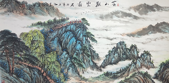 李守强作品《黄山观云图》.jpg