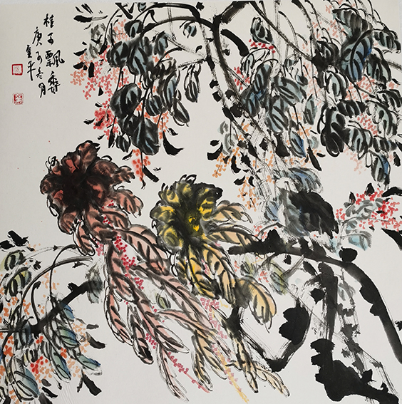道金平作品 《桂子飘香》.jpg