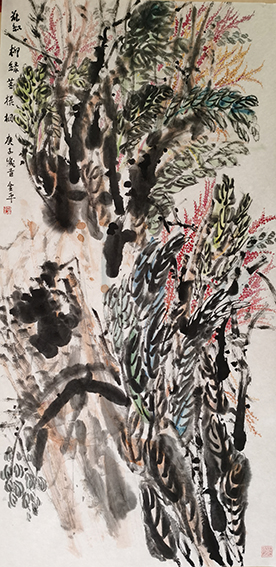 道金平作品 《花红柳绿菩提相》.jpg