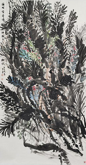 道金平作品 《雨林有奇境》.jpg