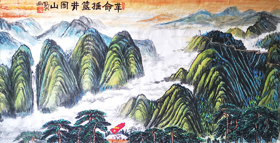 符勤兵作品 《革命摇篮井冈山》.jpg