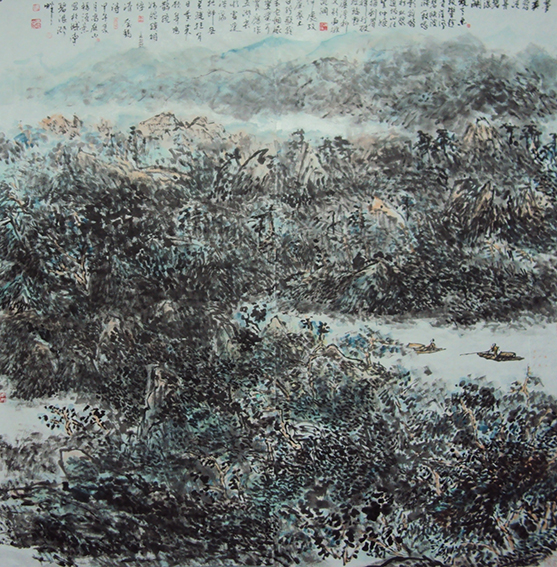 高庭山作品5《梦芙蓉泛舟碧浪湖》.JPG
