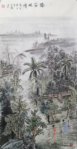 肖天宝作品《傣家风情》.jpg