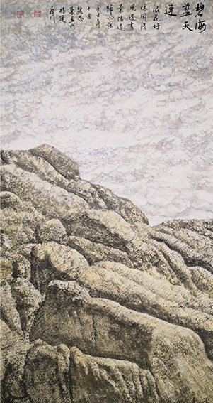 魏思东作品 《碧海蓝天连》.jpg