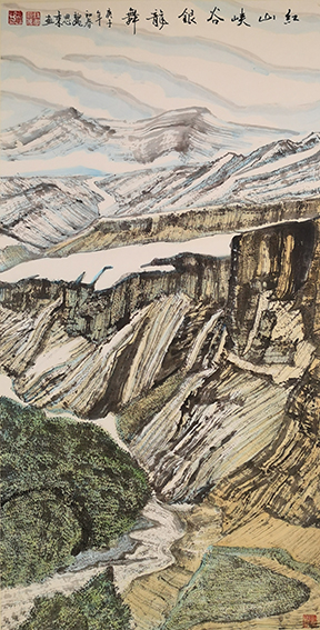 魏思东作品 《红山峡谷银蛇舞》.jpg