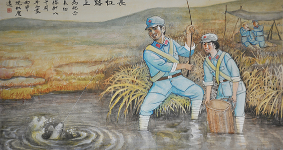 姜庆远作品3《在长征路上》.jpg