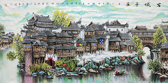 陈永健作品4《古城夺翠》.jpg