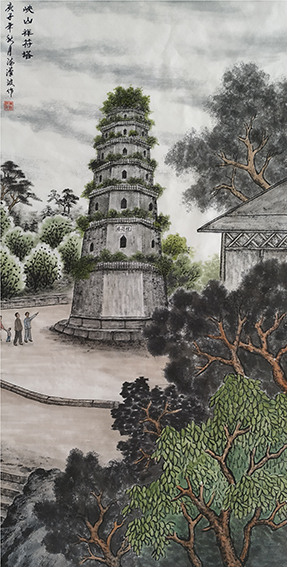 陈汉波作品《峡山祥符塔》.jpg
