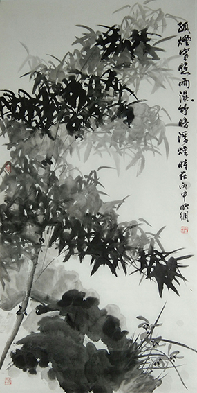 陈明纲作品《湿竹暗浮烟》.jpg