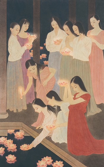 何梦琼 祈愿II纸本设色 2019 185cmX116cm.jpg