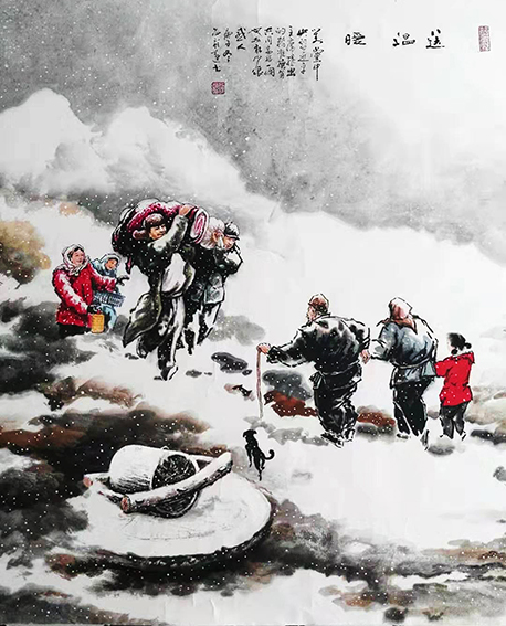 吕程远《送温暖》规格：96X96cm  2020年.jpg