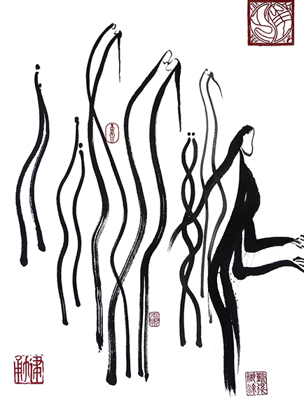何建勇作品《舞》2011年 45x68cm.jpg