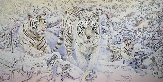 姚霁月《合家欢》规格：140X70cm 2022年.jpg