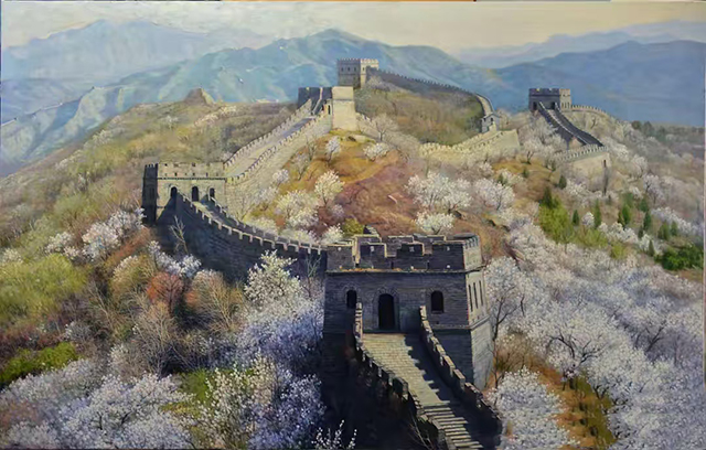 王子彬作品《春踏长垣》  规格：200×140cm  2024年.jpg