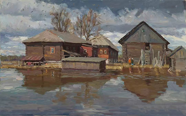王子彬作品《水乡风情》  规格：230×150cm  2024年.jpg