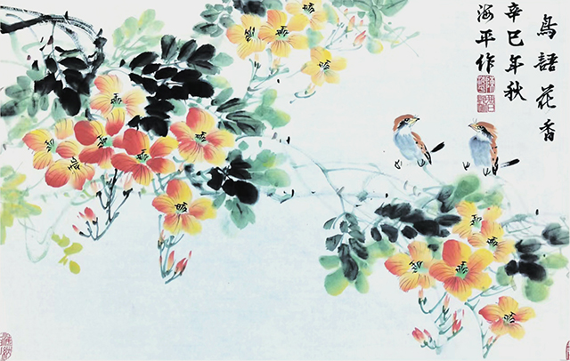 陈海平作品《鸟语花香》.jpg