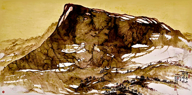 林栩作品《峨眉山祥瑞图》（四川省非物质文化遗产峨眉山指画）.jpg