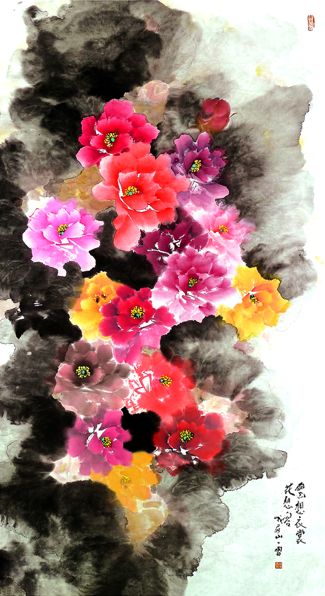 林一雷作品《云想衣裳花想容》（峨眉山市非物质文化遗产峨眉牡丹林氏画法技艺）.png