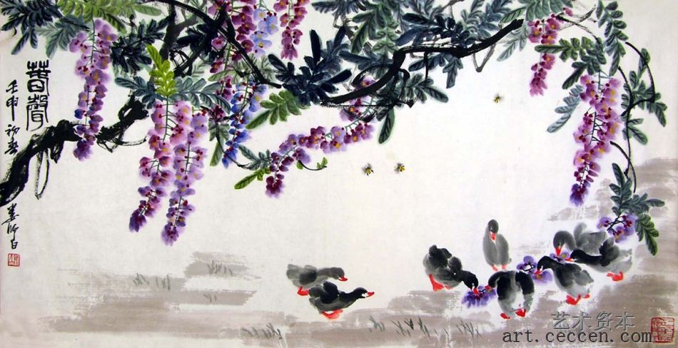 娄师白作品赏析-《春声》
