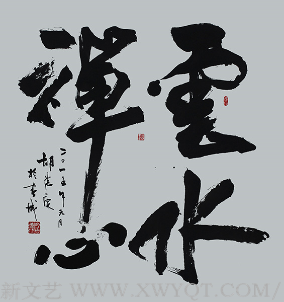 《云水禅心》规格：130cmx130cm