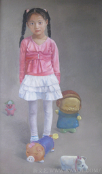 《童年》60cmX90cm2009年