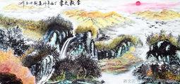 《金秋之季》规格：122cmx244cm