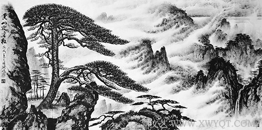 《黄山迎客松》