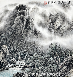 《云中飞瀑》